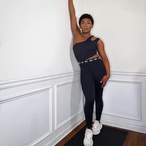 YITTY Major Label Shaping High Waist Logo‎ Legging 7/8